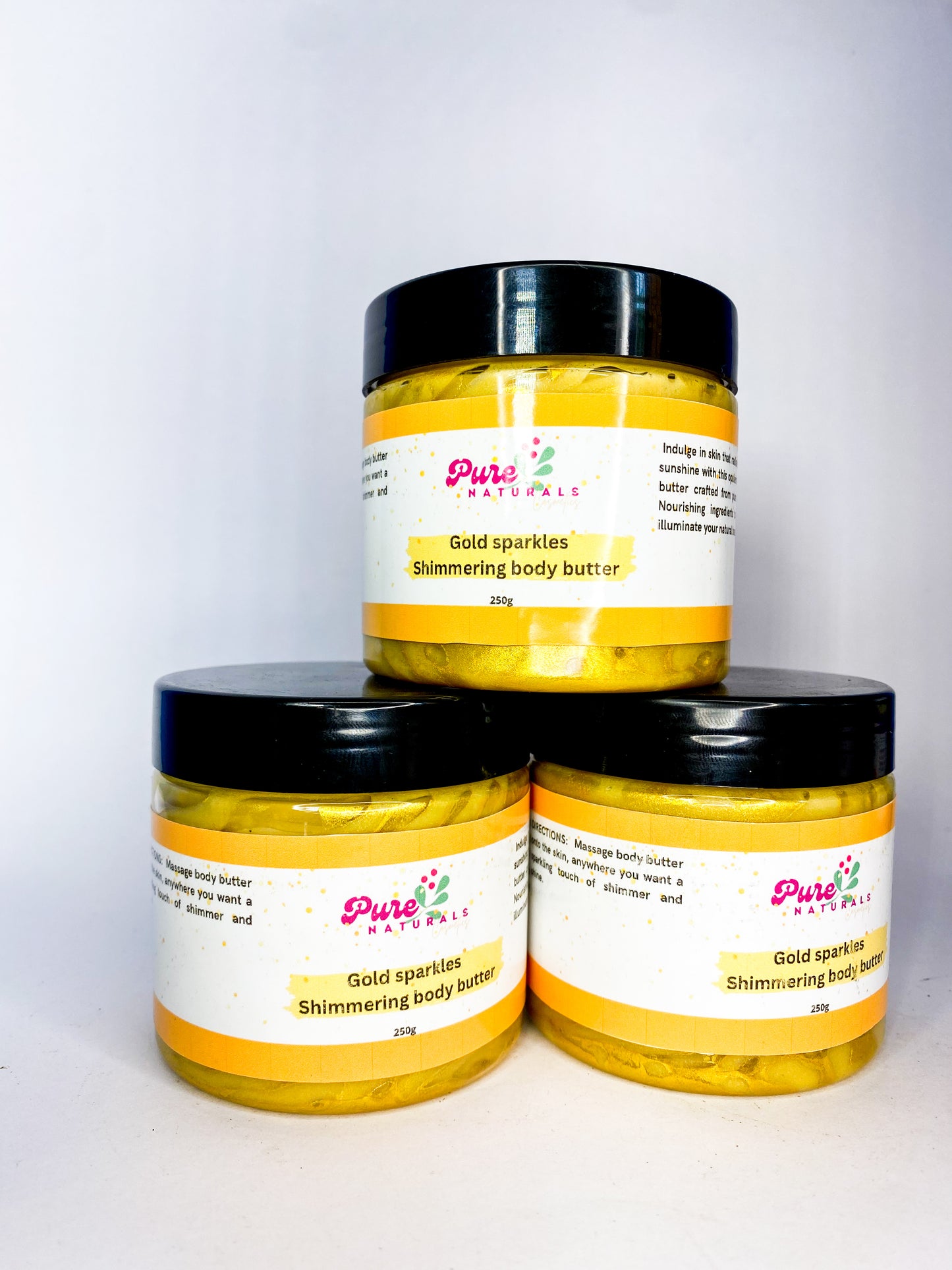 Gold Sparkles Shimmering body butter