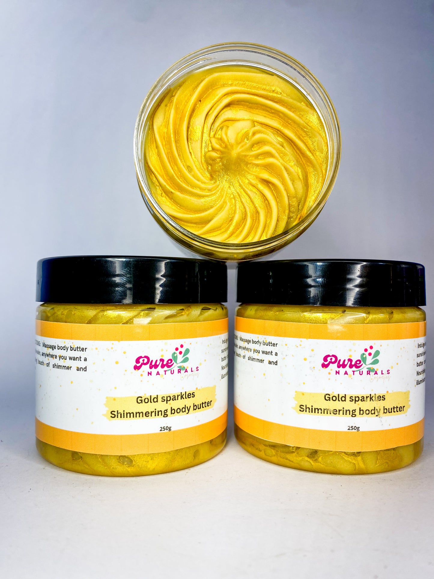 Gold Sparkles Shimmering body butter